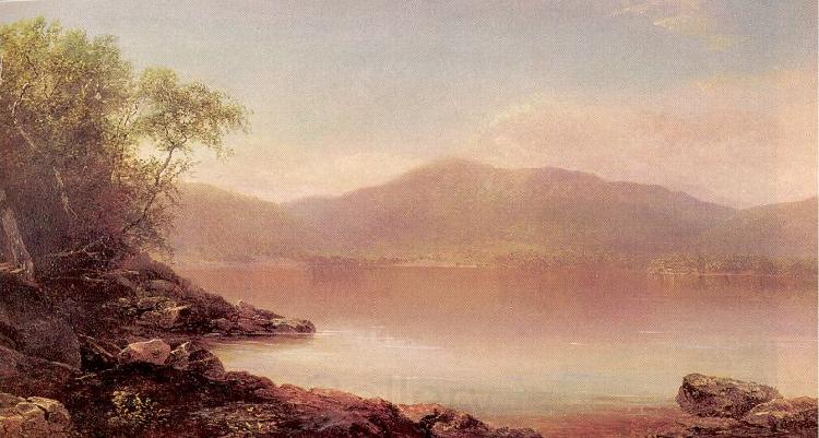 Martin, Homer Dodge View of Lake George from Long Island Spain oil painting art